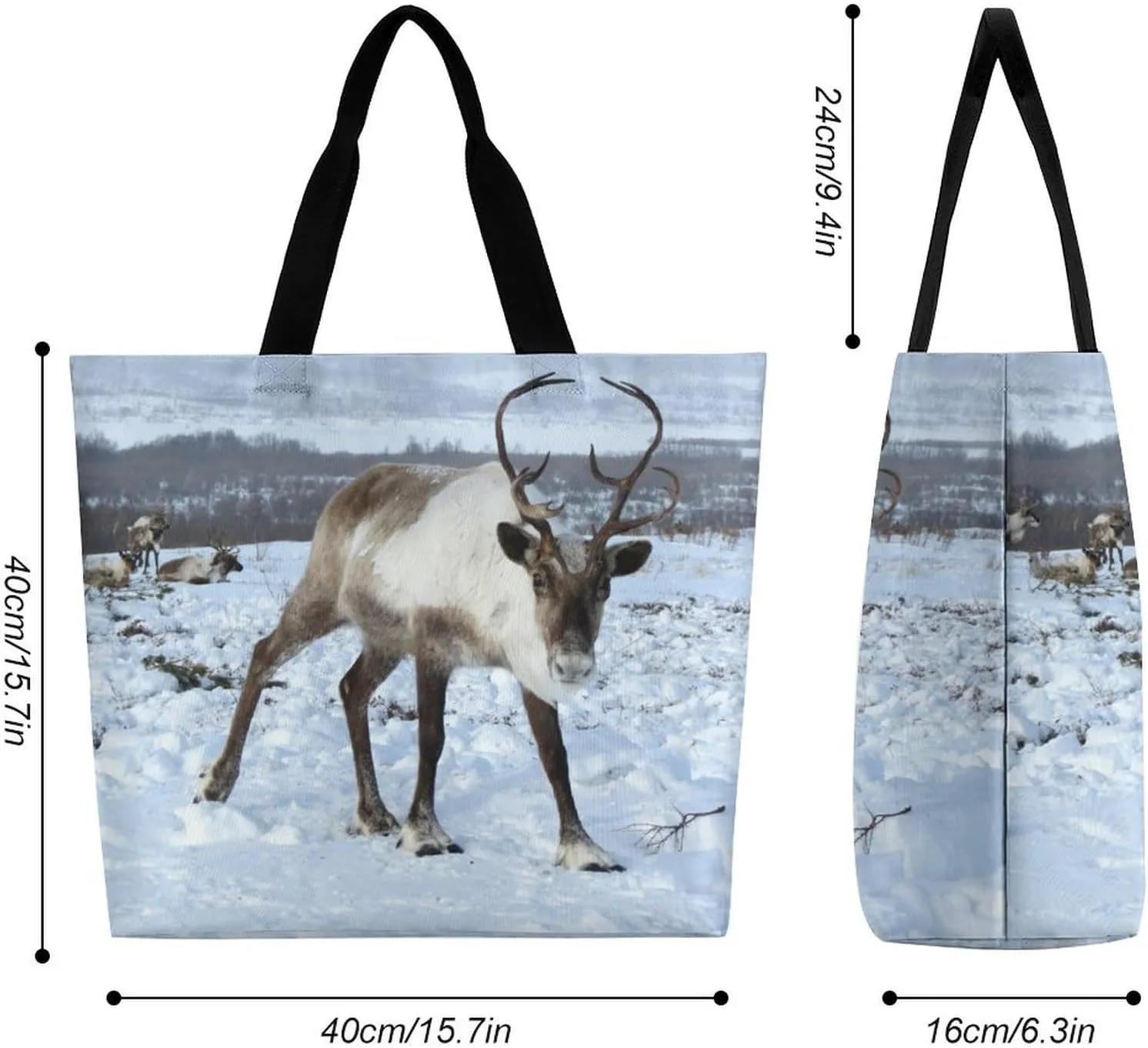 Large Capacity Shopping Tote Bag for Women, Girls