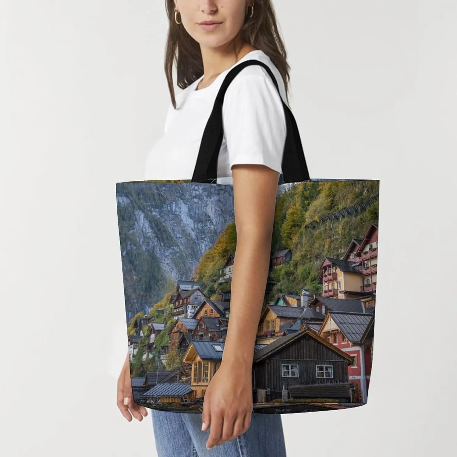 Large Capacity Shopping Tote Bag for Women, Girls