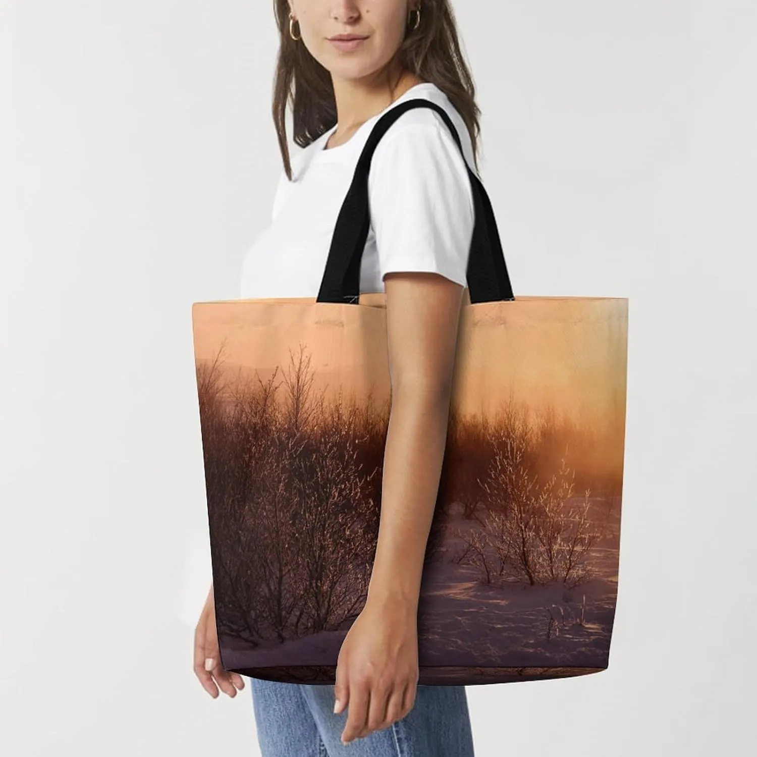 Large Capacity Shopping Tote Bag for Women, Girls