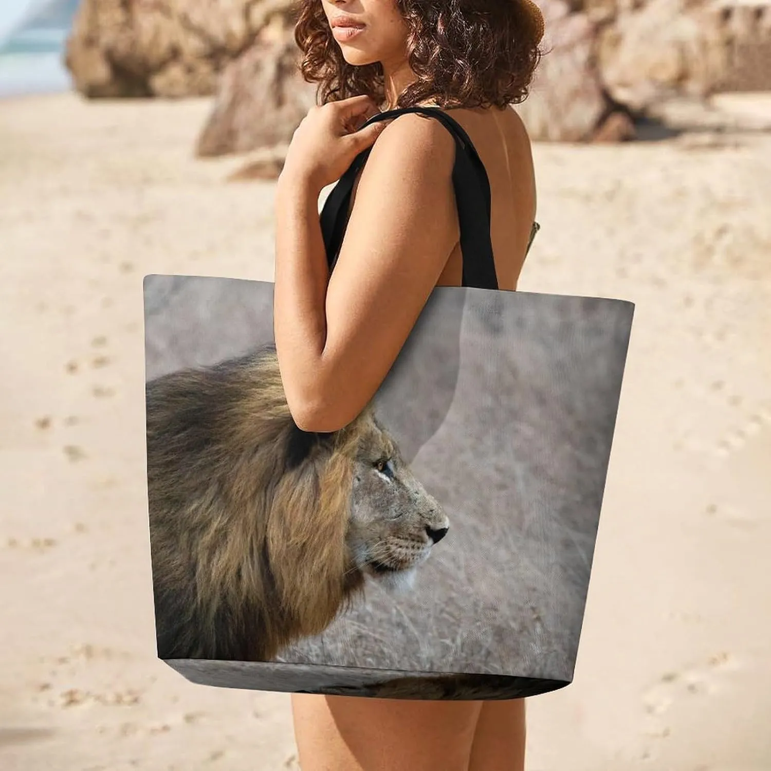 Large Capacity Shopping Tote Bag for Women, Girls