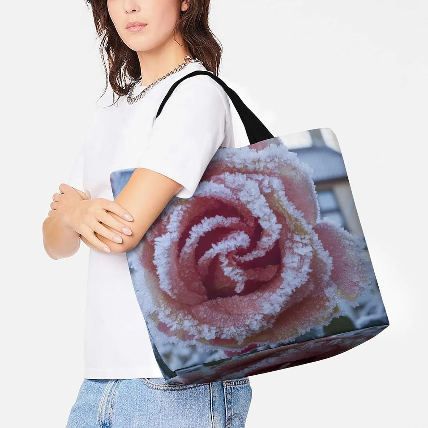 Large Capacity Shopping Tote Bag for Women, Girls