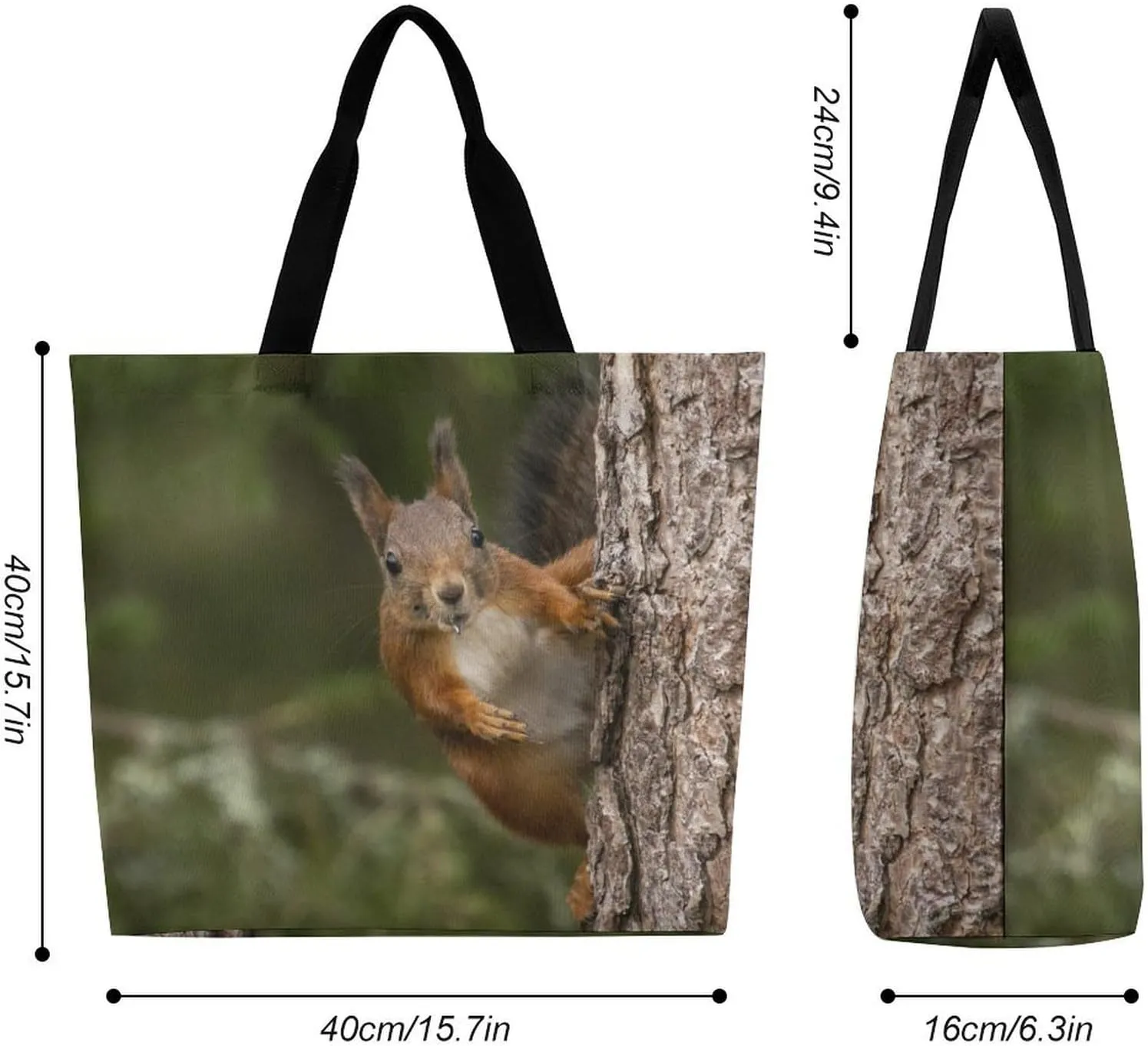 Large Capacity Shopping Tote Bag for Women, Girls