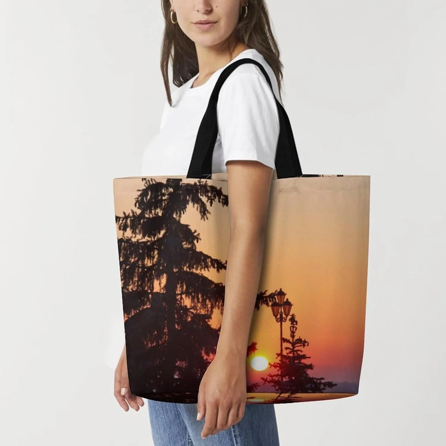 Large Capacity Shopping Tote Bag for Women, Girls
