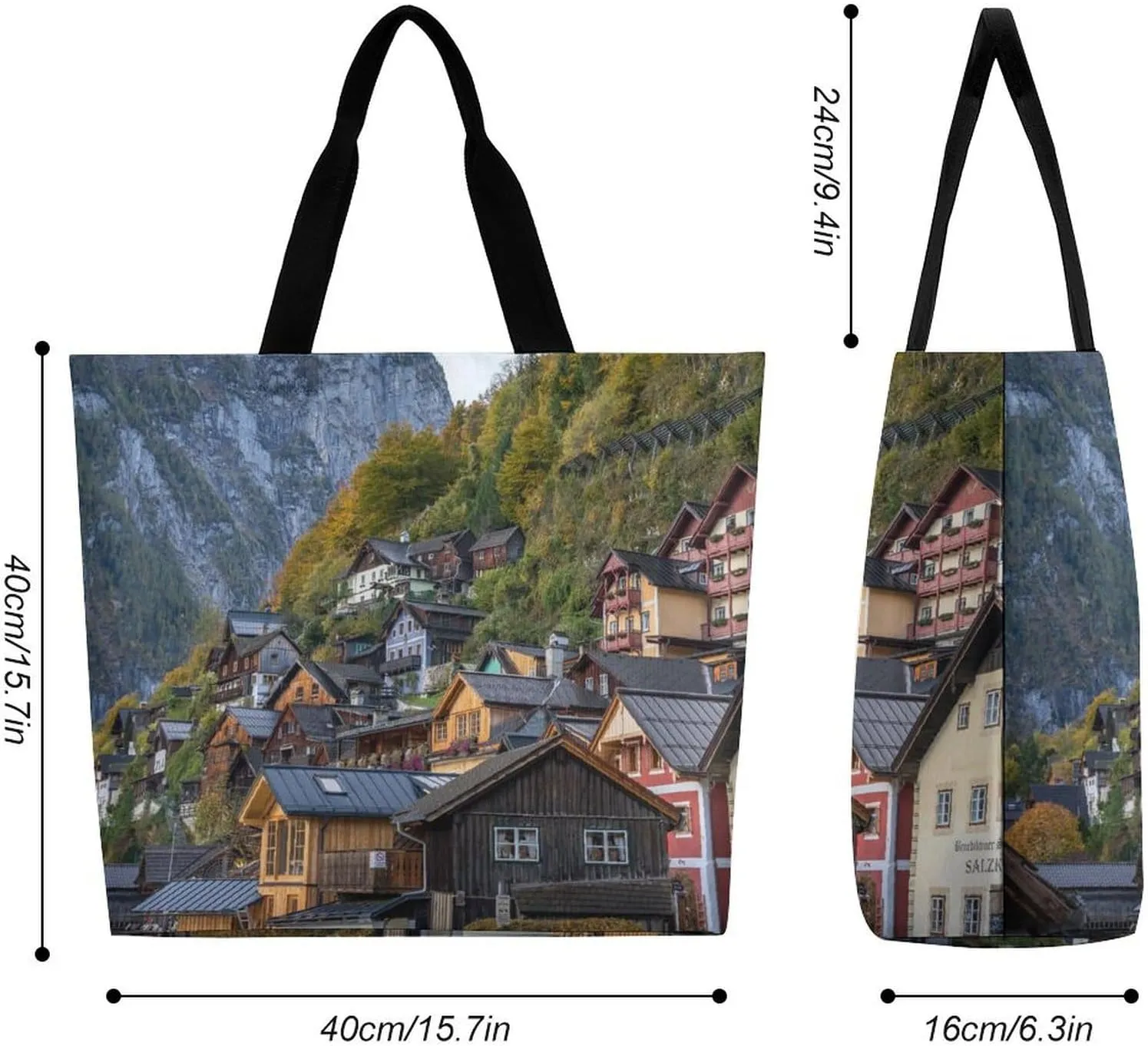 Large Capacity Shopping Tote Bag for Women, Girls