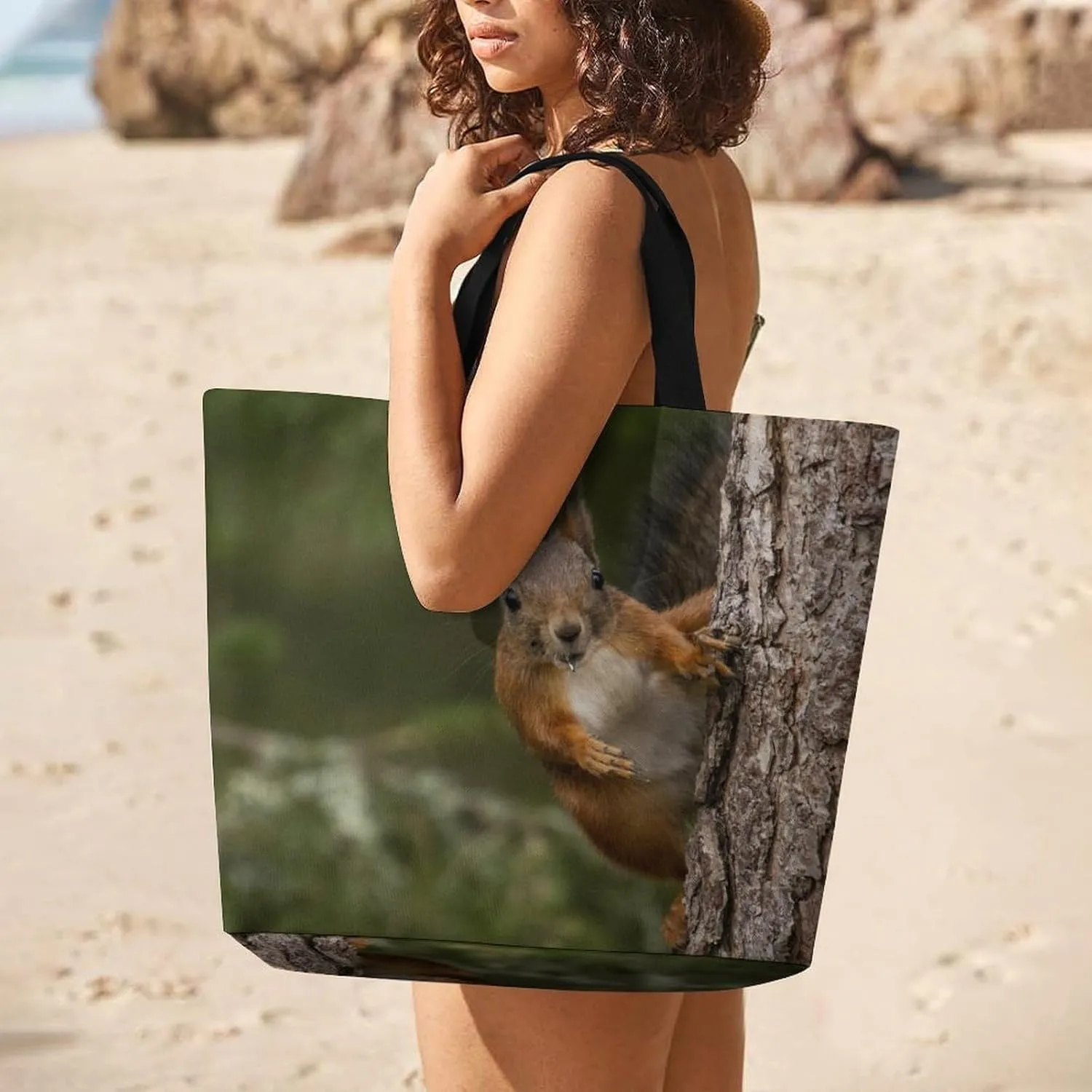 Large Capacity Shopping Tote Bag for Women, Girls