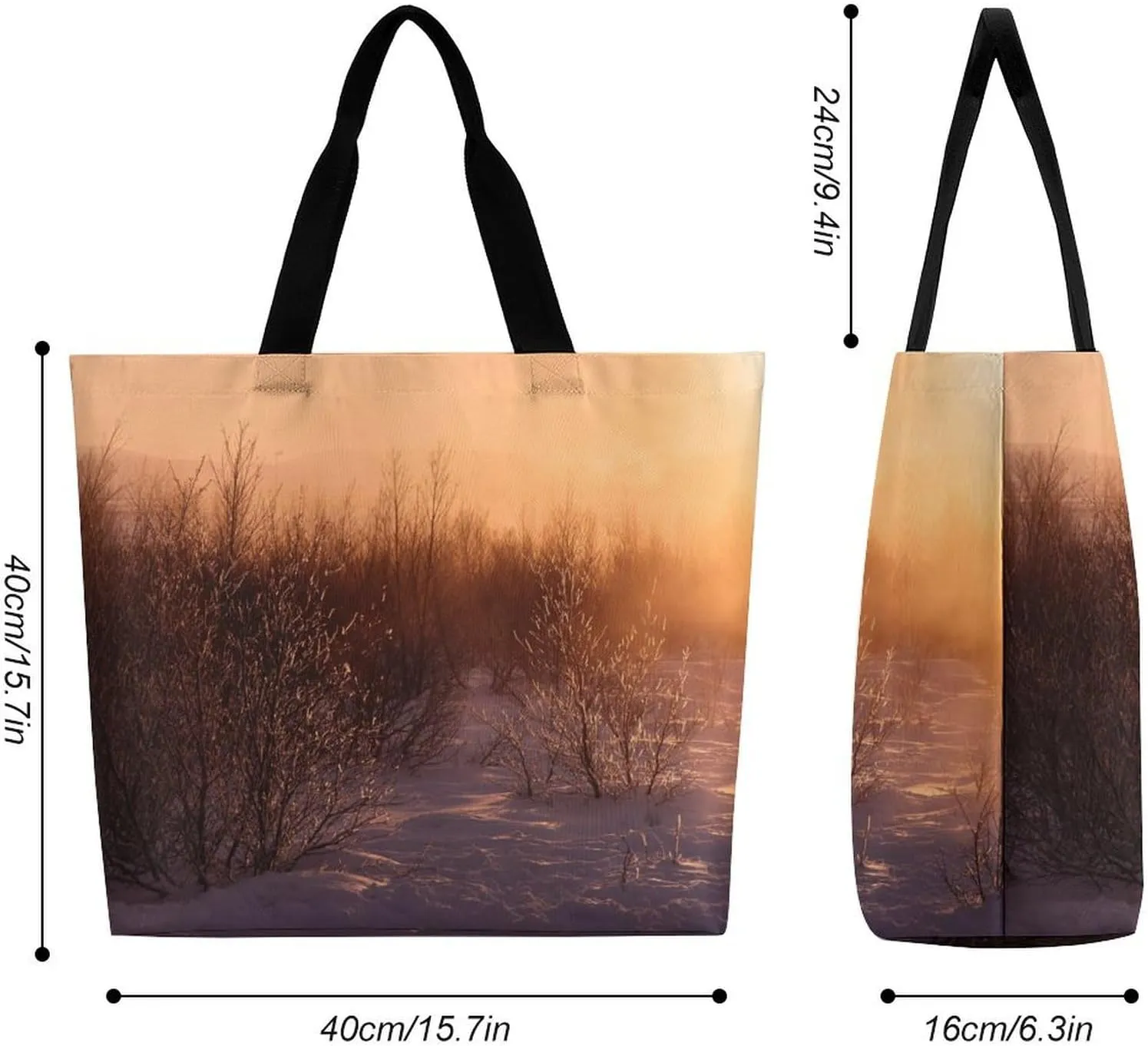 Large Capacity Shopping Tote Bag for Women, Girls