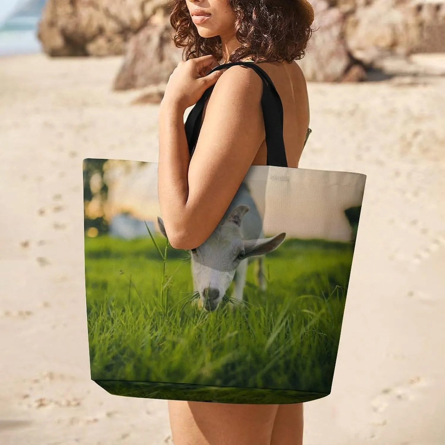 Large Capacity Shopping Tote Bag for Women, Girls