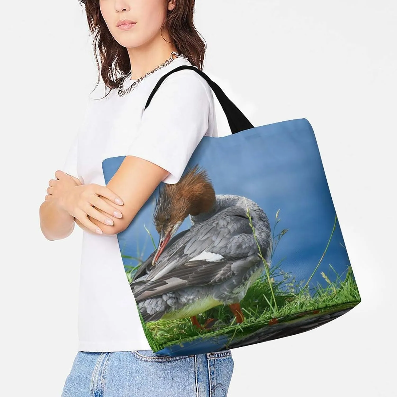 Large Capacity Shopping Tote Bag for Women, Girls