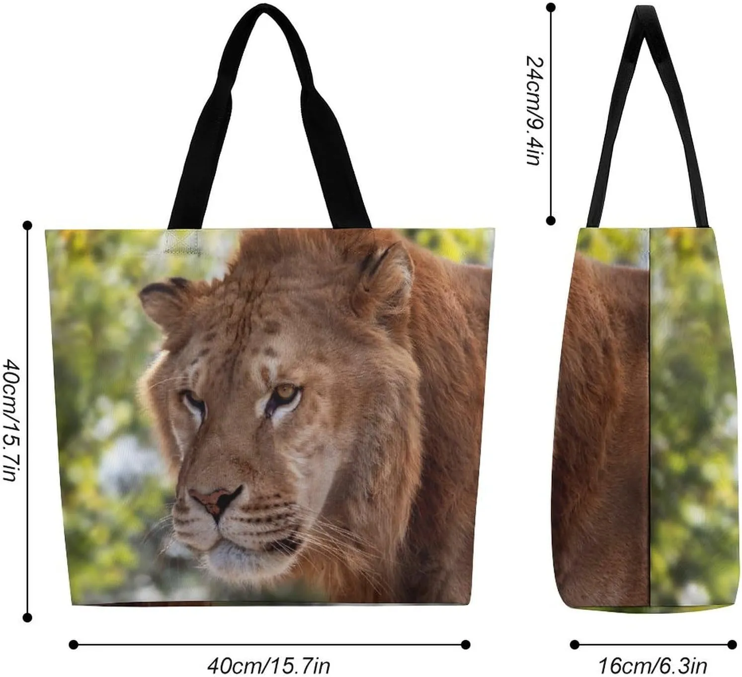 Large Capacity Shopping Tote Bag for Women, Girls