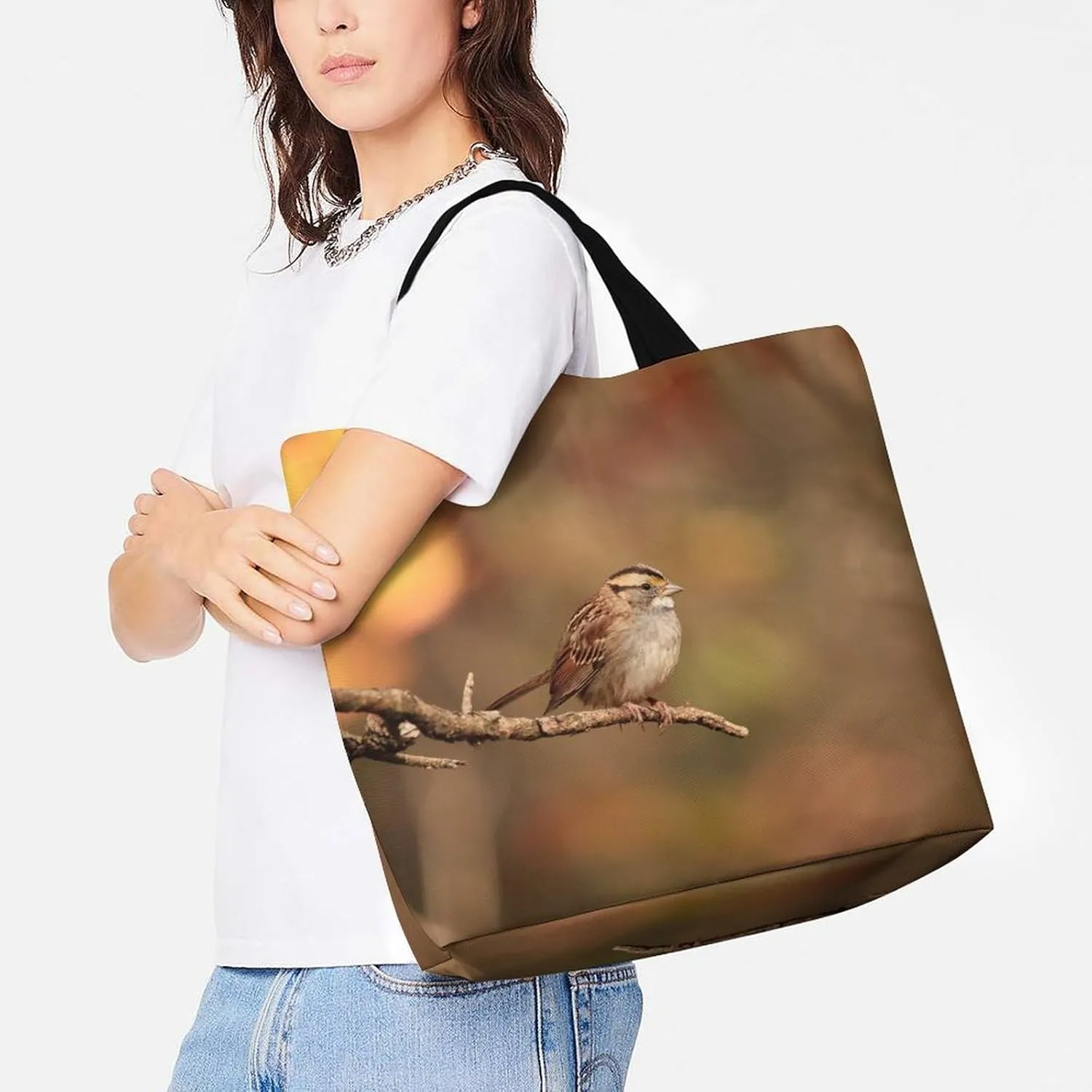 Large Capacity Shopping Tote Bag for Women, Girls