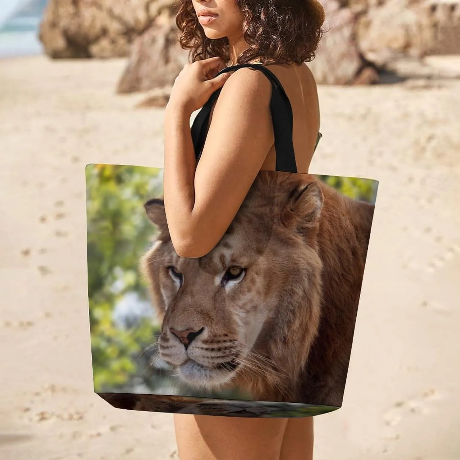 Large Capacity Shopping Tote Bag for Women, Girls