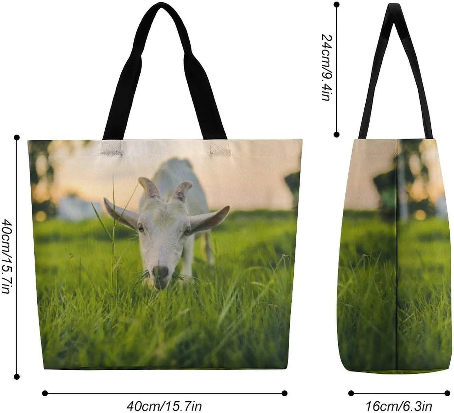 Large Capacity Shopping Tote Bag for Women, Girls