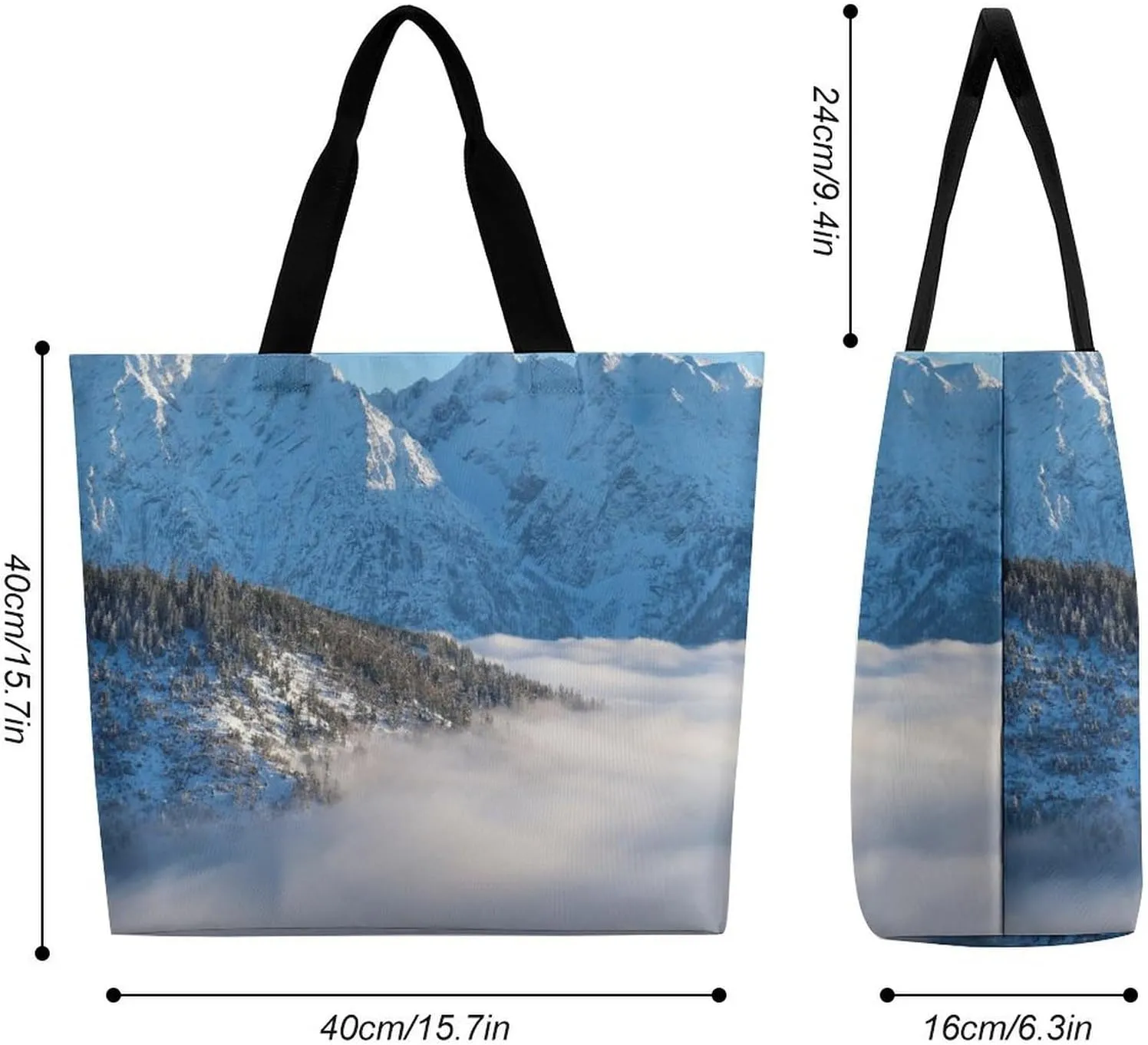 Large Capacity Shopping Tote Bag for Women, Girls