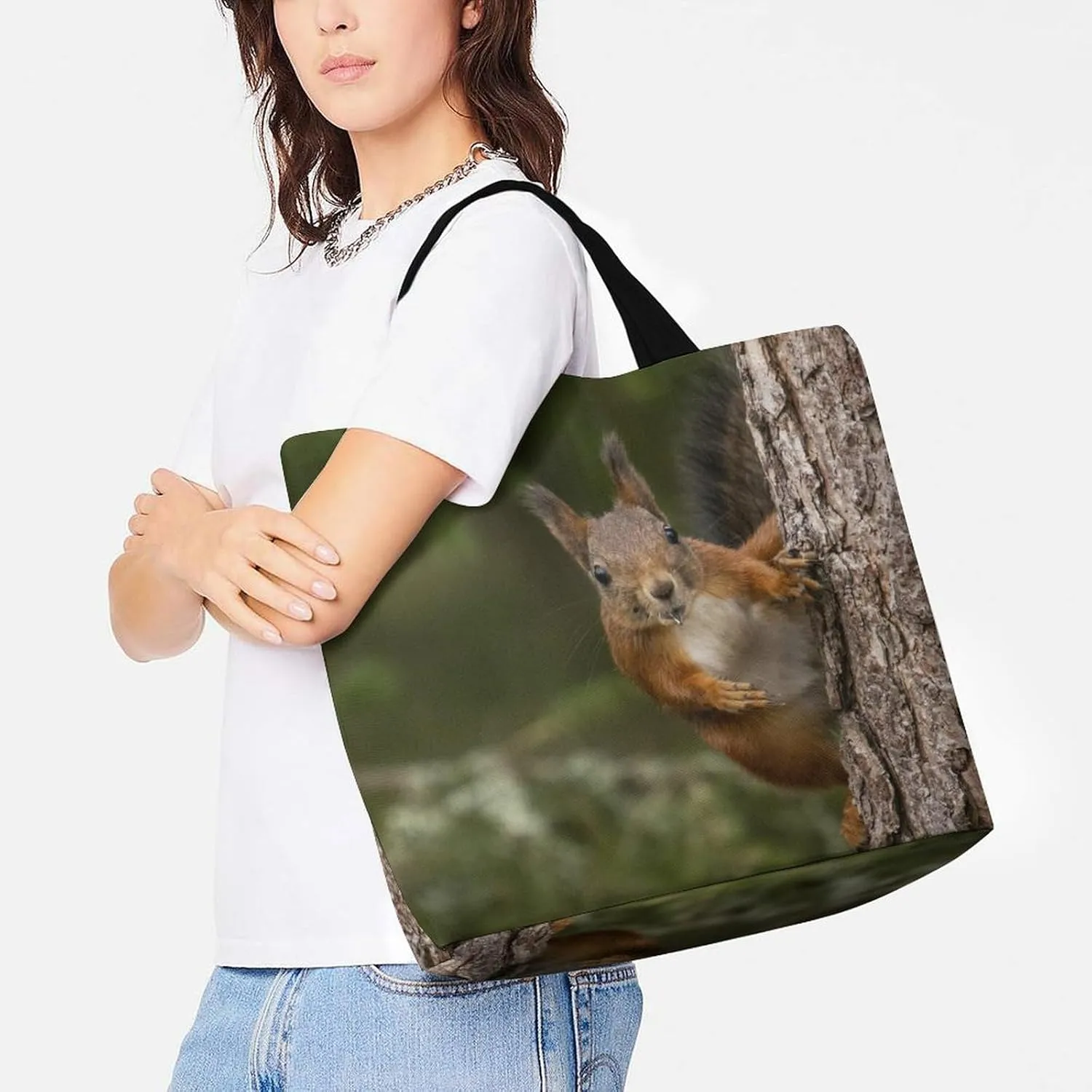 Large Capacity Shopping Tote Bag for Women, Girls
