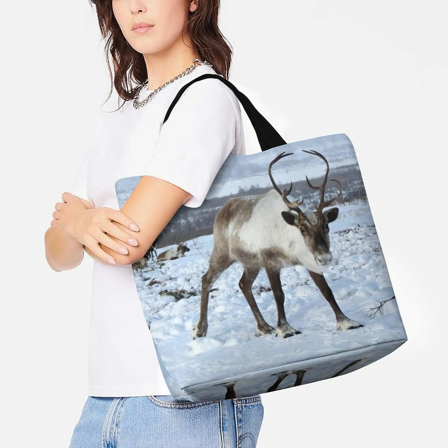 Large Capacity Shopping Tote Bag for Women, Girls