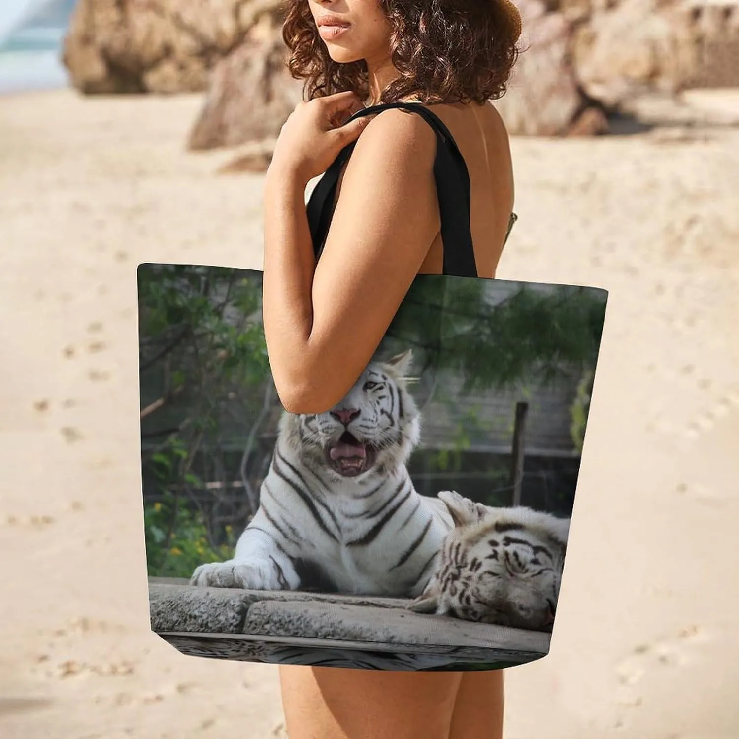 Large Capacity Shopping Tote Bag for Women, Girls