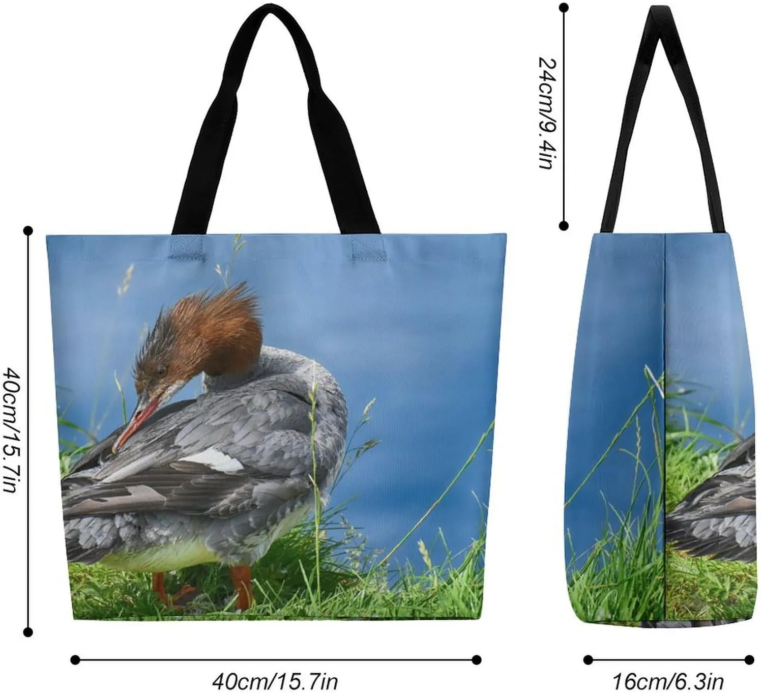 Large Capacity Shopping Tote Bag for Women, Girls