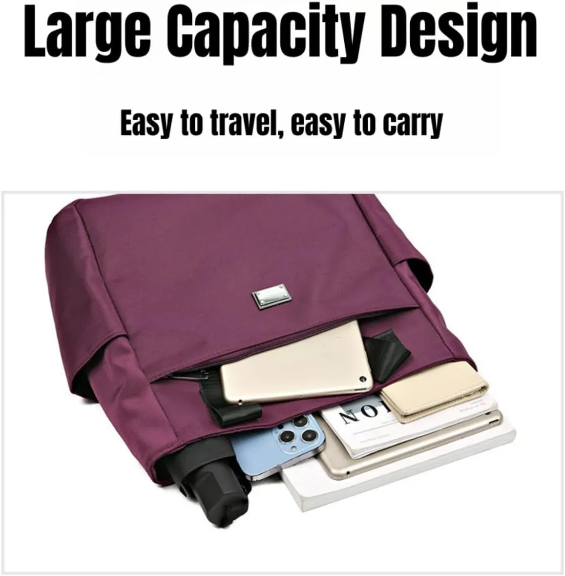 Large Capacity Water Repellent Multi Pocket Nylon Shoulder Bag - 2025 New Large Capacity Waterproof Nylon Multi PocketBag