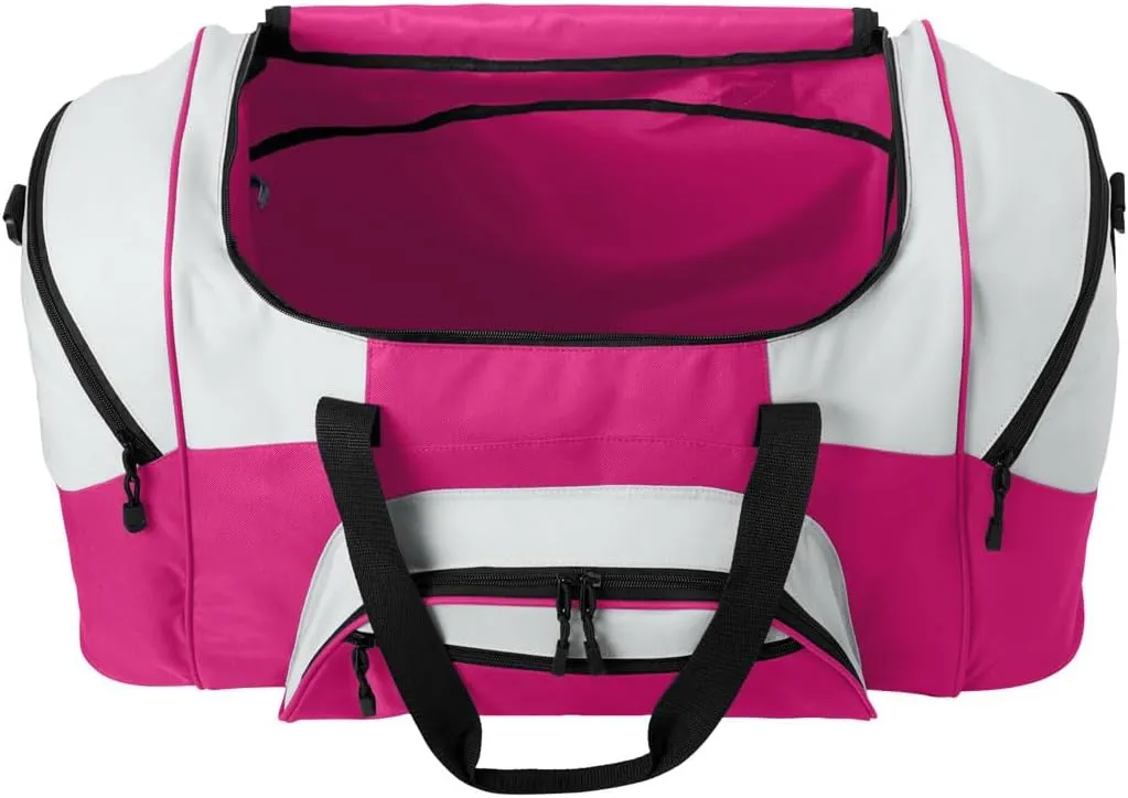 LARGE Tennessee Vols Duffel Bag University of Tennessee Suitcase or Gym Bag For Her (Pink)