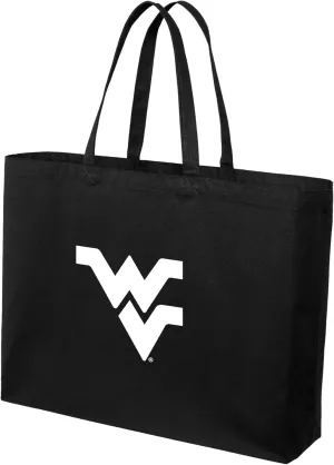 Large WVU Tote Bag or Large Canvas West Virginia University Shopping Bag