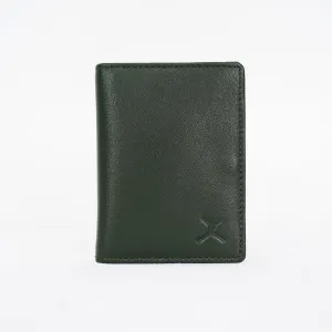 Leather Card Holder - Green