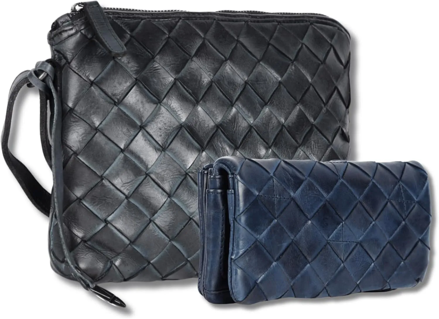 Leather Crossbody bag & Wallets for Women, Wallet for Ladies Zipper Coin Purse