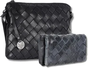 Leather Crossbody bag & Wallets for Women, Wallet for Ladies Zipper Coin Purse