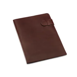 Leather Document Folder - Dark Tan