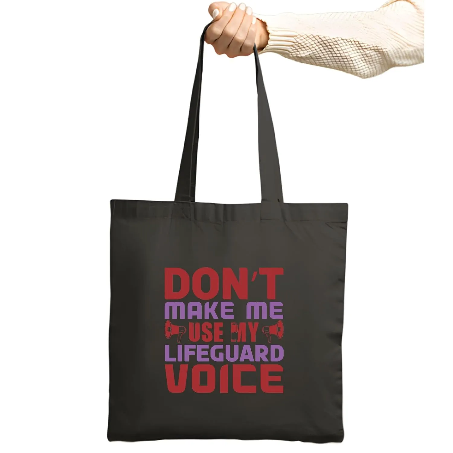 Lifesaving Training Gift Idea for the Silent Partner Training Gift Silent Partner Navy Black Multicolor Canvas Tote Bag