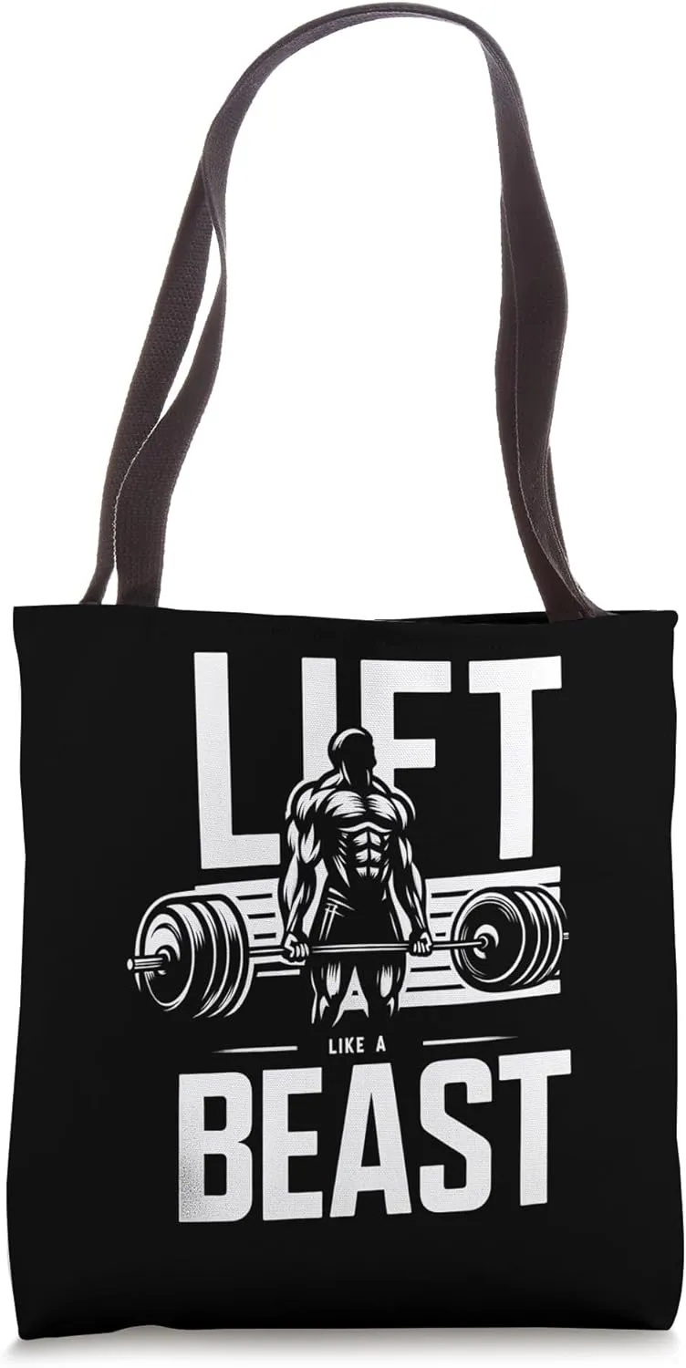 Lift Like a Beast -------- Tote Bag