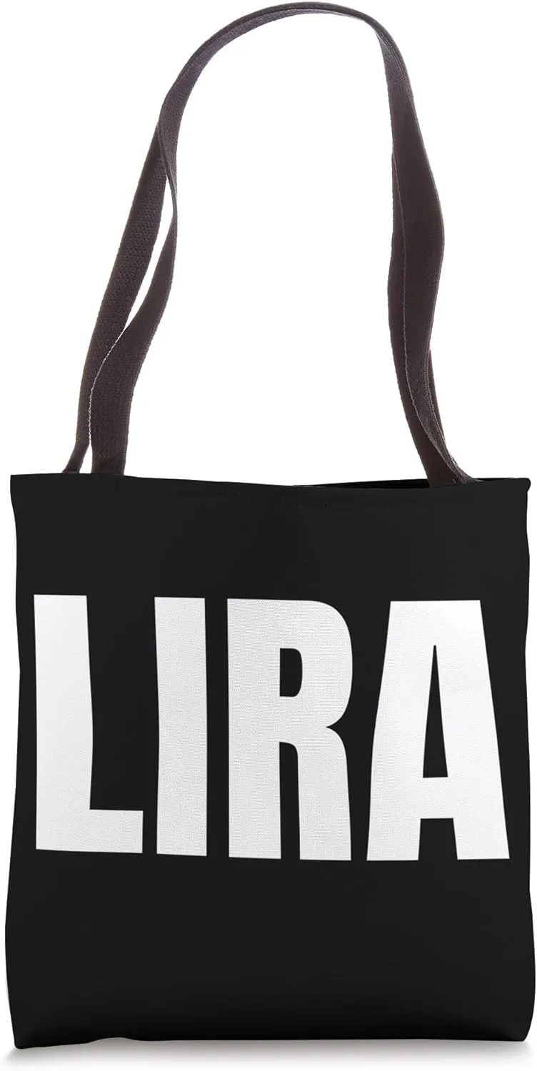 Lira Surname Team Costume Hispanic Spanish Family Tote Bag