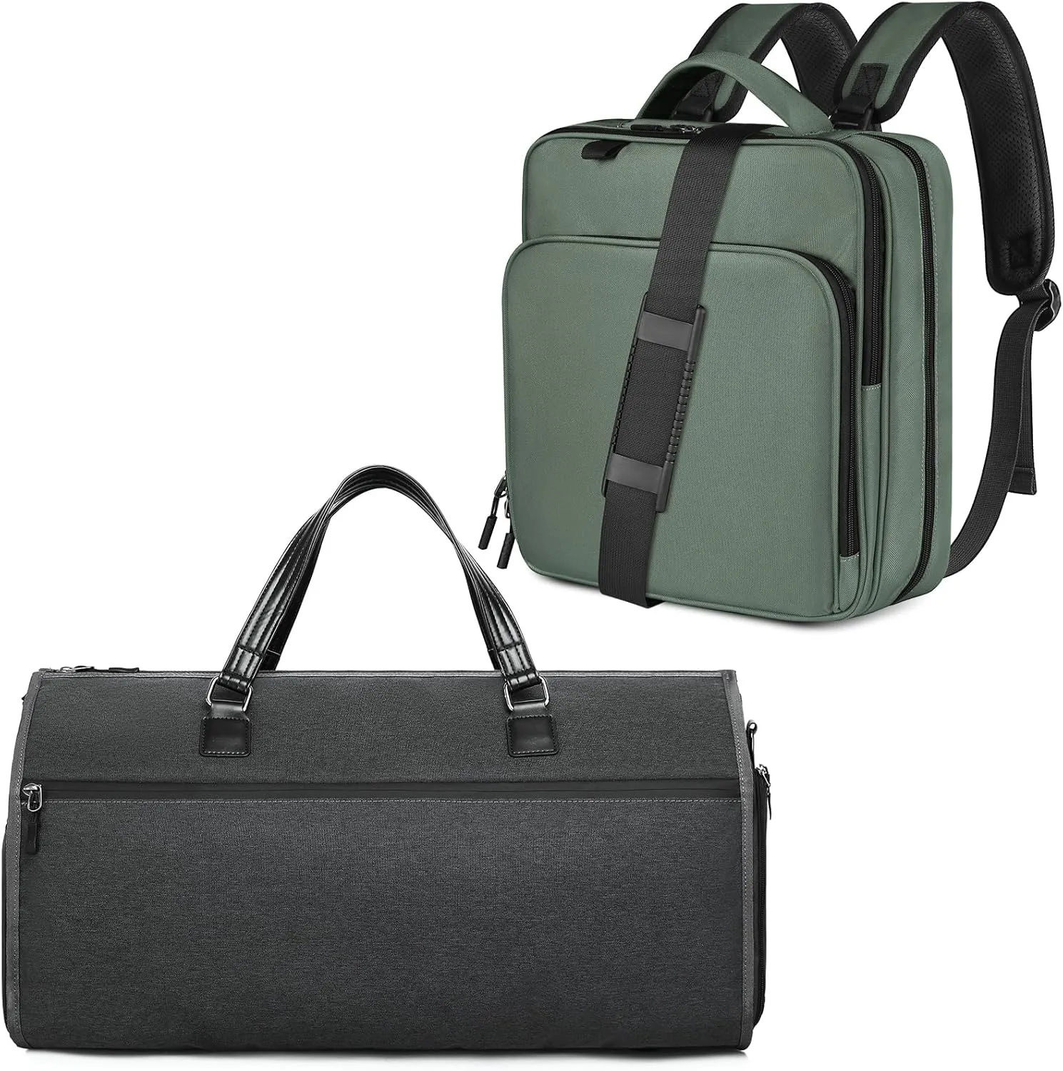 LLi Cufite Travelling Garmen Bag and Zippered Binder 3 Rings Bag Bundle