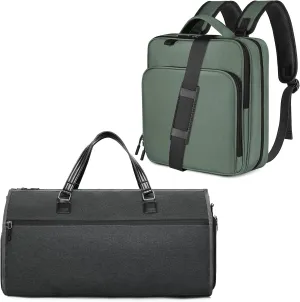 LLi Cufite Travelling Garmen Bag and Zippered Binder 3 Rings Bag Bundle