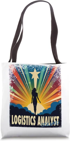 Logistics Analyst Funny Female Hero Job Women Tote Bag