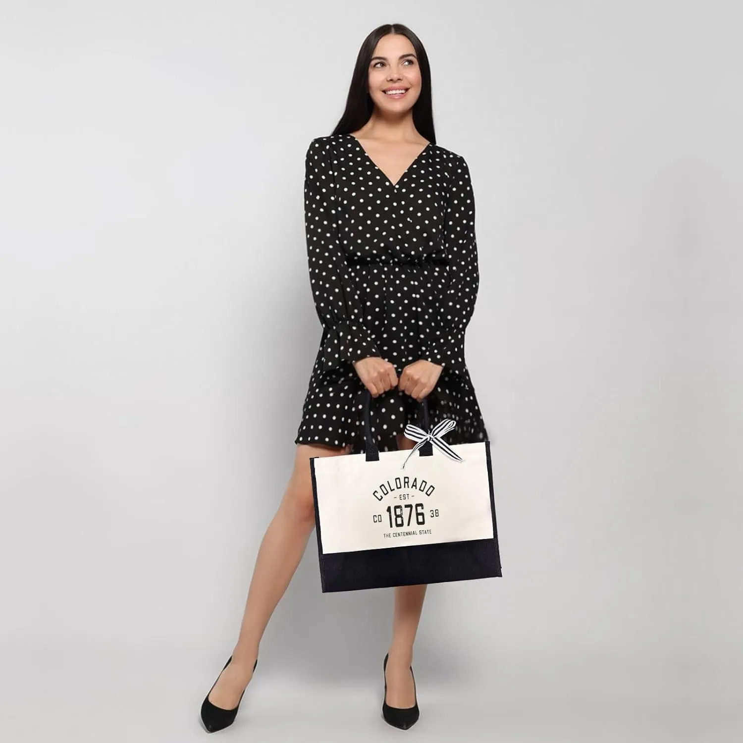 Louisiana State 1812 Funny Canvas Tote Bag Canvas Bag For Women Lightweight Reusable Grocery