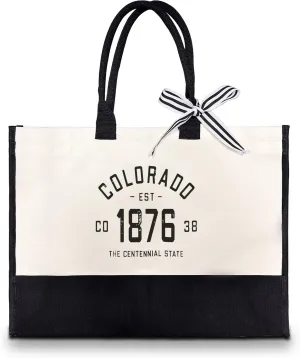 Louisiana State 1812 Funny Canvas Tote Bag Canvas Bag For Women Lightweight Reusable Grocery