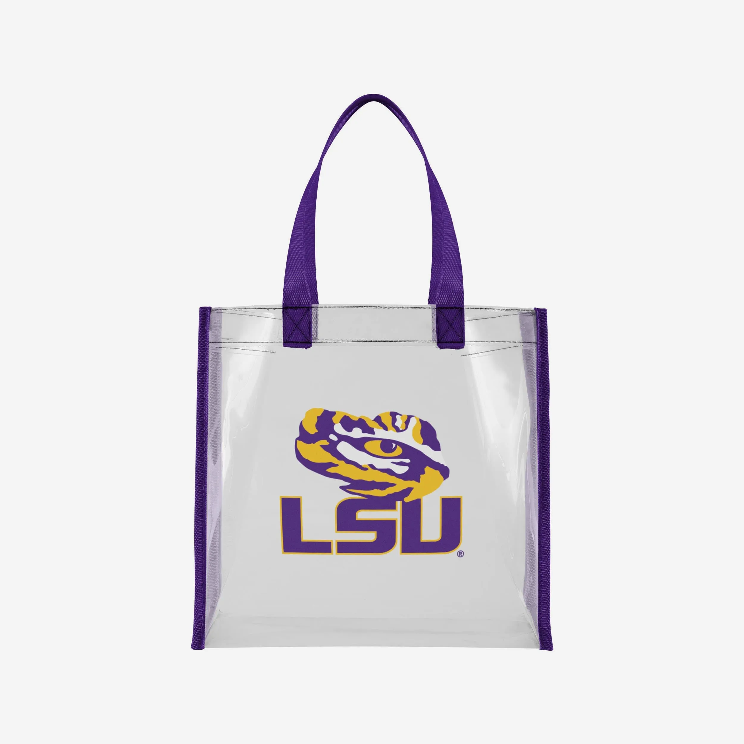 LSU Tigers Clear Reusable Bag