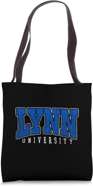 Lynn Vintage Retro College University Athletic Tee Tote Bag