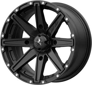 M33 Clutch 15x10 ATV/UTV Wheel-Satin Black (4/110) 0mm [M33-05010]