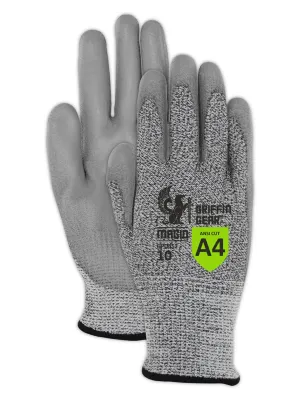 MAGID Griffin Gear ANSI A4 Liquid Repellent Nitrile Work Gloves , 12 Pairs, Size 9/Large, GPD452