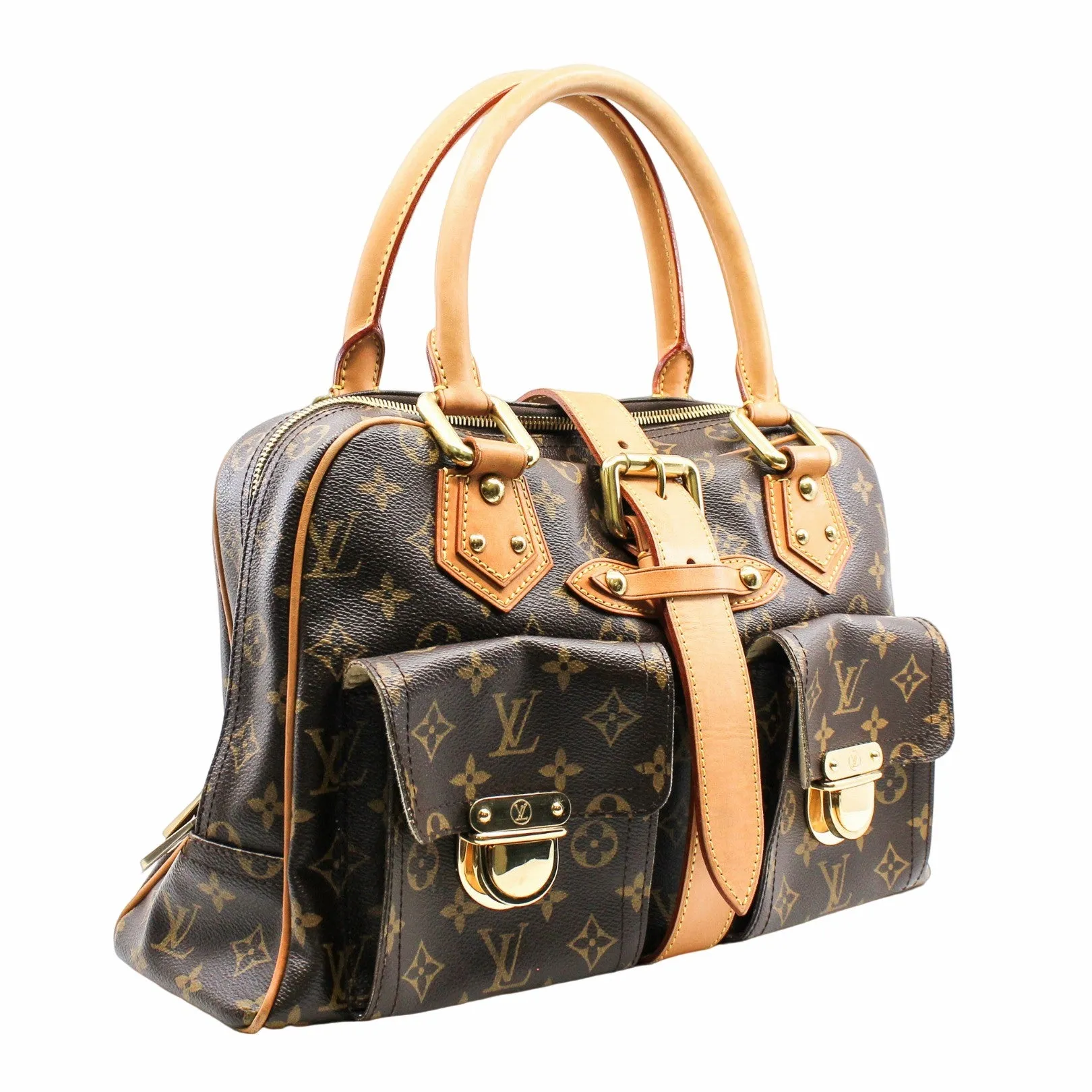 MANHATTAN tote zippy monogram ghw