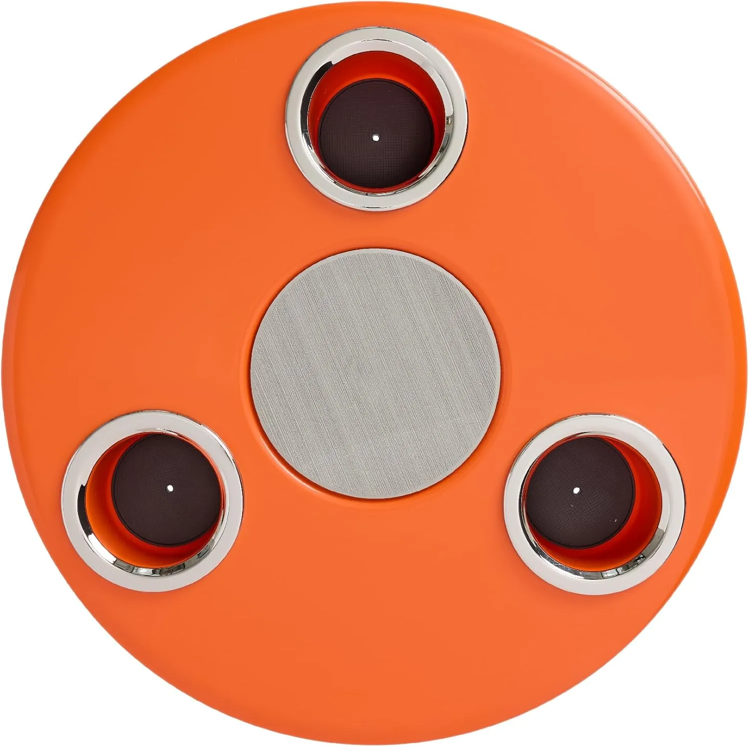 Manufacturers' Select ITC Beach Table with Sand Bar, Auger Post, Durable Beach Accessory, Yard, Campground, Glamping, in and Out of The Water. (Orange, 47" Sand Bar)
