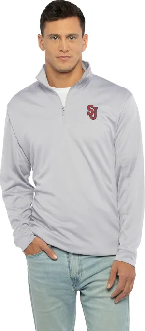 Men's Collegiate Micro Mesh Performance Team Color 1/4 Zip Pullover