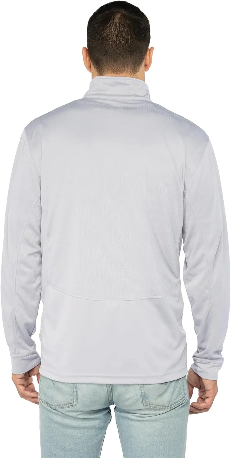 Men's Collegiate Micro Mesh Performance Team Color 1/4 Zip Pullover