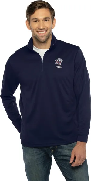 Men's Collegiate Micro Mesh Performance Team Color 1/4 Zip Pullover
