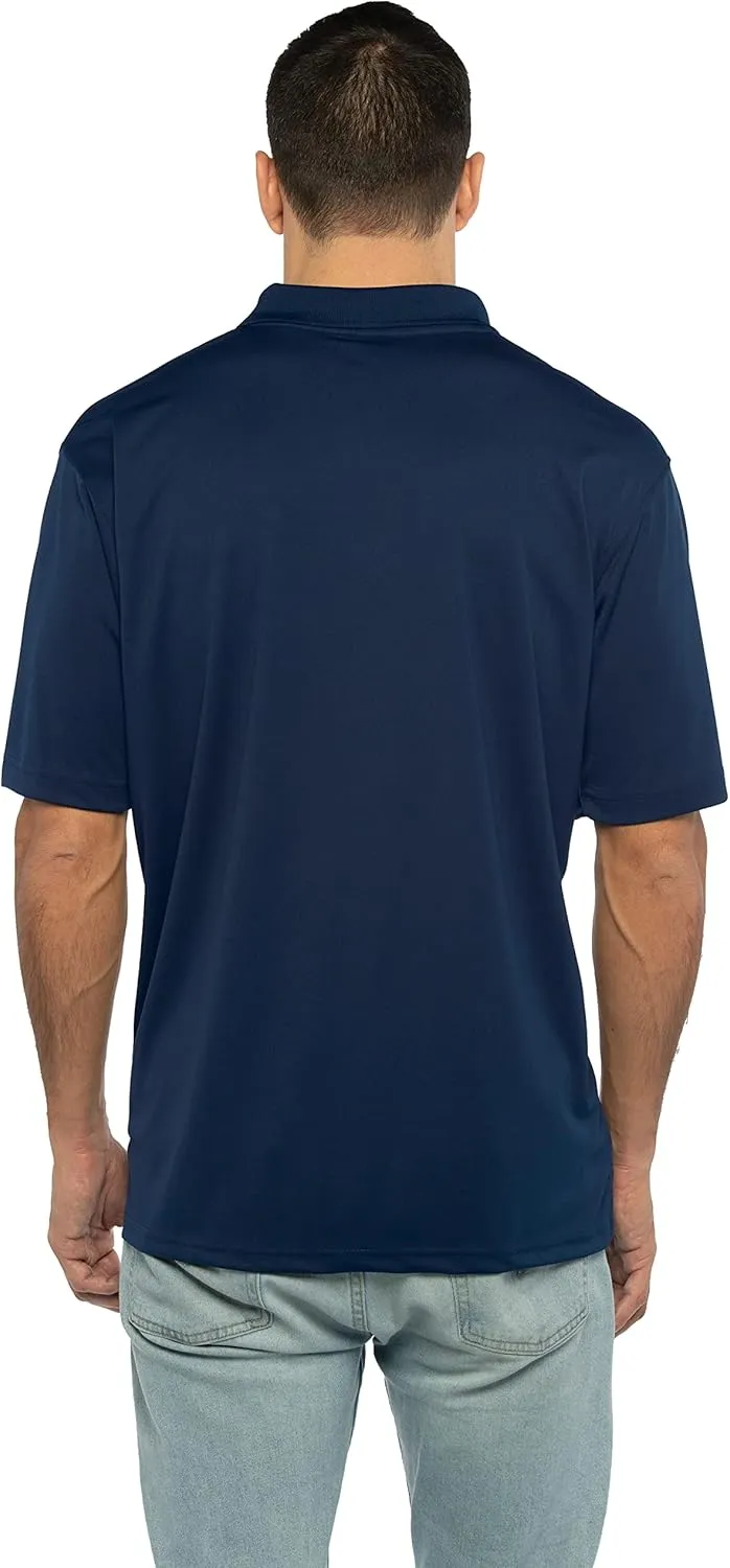 Men's Collegiate Premium Moisture Wicking Team Color Icon Polo