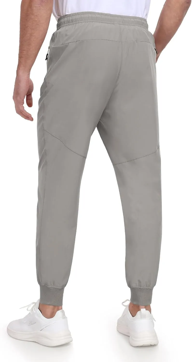 Mens Jogger Lightweight Athletic Workout Pants Quick Dry Breathable Track Jogging Sweat Pants for Exercise Gym
