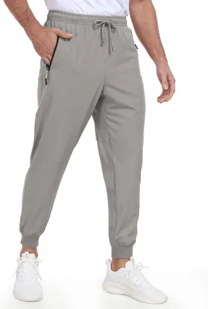 Mens Jogger Lightweight Athletic Workout Pants Quick Dry Breathable Track Jogging Sweat Pants for Exercise Gym