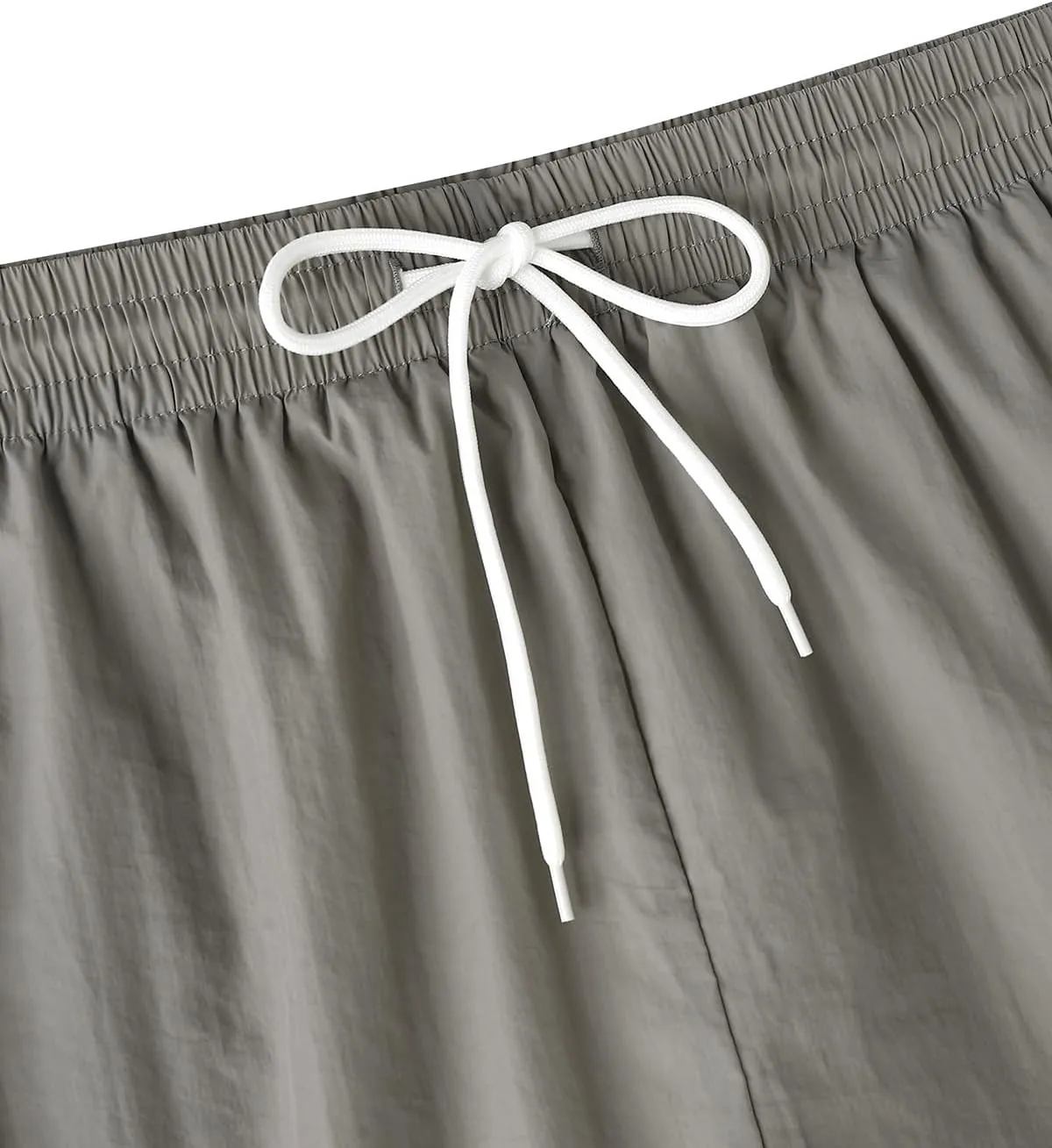 Mens Swimsuit Trunks 7" Quick Dry Swim Shorts with Compression Liner and Zipper Pockets