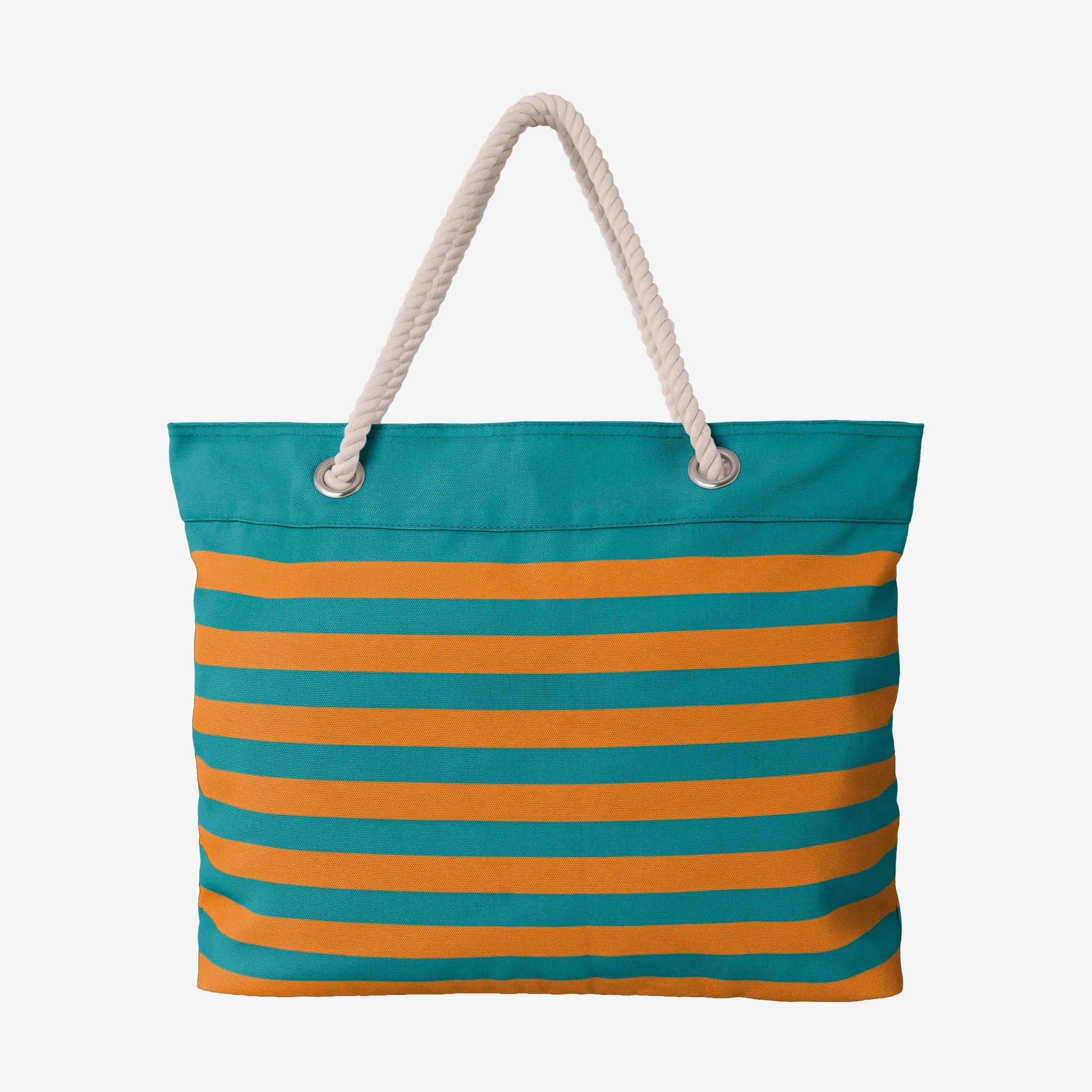 Miami Dolphins Nautical Stripe Tote Bag